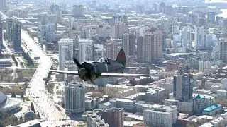 Restored WWII fighter Polikarpov I-16 in Novosibirsk - 2 | 09.05.2024