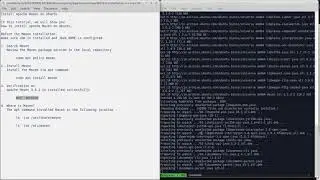 Maven Integration/Install in Linux