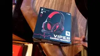 Unboxing of the Vibe Gaming Viper Gaming Headset, for use with Xbox, PS4 and PC.