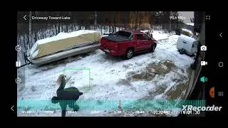 Guy Falls on Ice While Taking Out the Trash