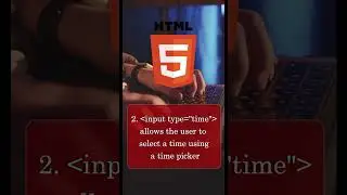 HTML Tags for Date and Time | HTML Tags | 