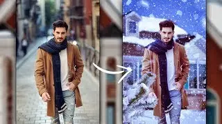 Winter Snowfall Photo Editing | PicsArt and Lightroom Photo Editing Tutorial