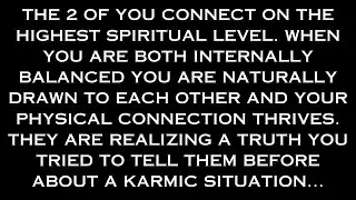 This person is realizing something you knew all along. Expect a message. [Collective Tarot Reading]