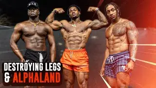 Training Legs At Alphaland w/ Ryan & Cranon *she tapped out…AGAIN 😂*