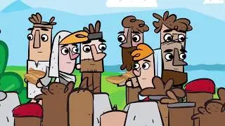 Historias de la Biblia - Jesús alimenta a los 5000