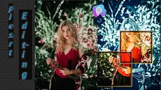 PicsArt creative frame concept || PicsArt tutorial || Lightroom effect🤩 ||