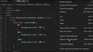 HTML BASIC WEB DESIGN  CODE PART 2 with animation
