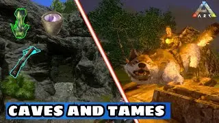 RUNNING CAVES AND TAMING NEW CREATURES |EP-3| Ark Survival Evolved Mobile