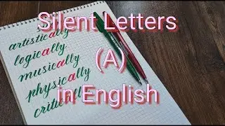 Silent Letters A in English / learning English