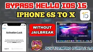 🤩 IOS 15 Icloud Bypass without jailbreak 100% Tasted [DevTeamPRO Purple 2.0] BY Mcc