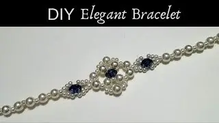Diy Beaded bracelet. Easy beading tutorial