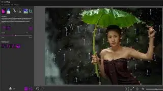 Animate rain with PhotoMirage
