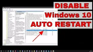 DISABLE Windows 10 AUTO RESTART