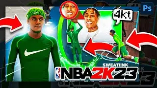 HOW TO MAKE THE BEST NBA 2K23 THUMBNAILS + FREE PSD! NBA 2K23 THUMBNAIL TUTORIAL!