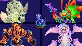 Ethereal Island - All Monsters & Eggs (All Sounds & Animations) | My Singing Monsters