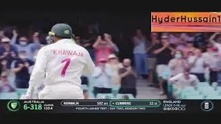 Usman Khawaja Brings Up His 9th Ton 🥶 - Ashes 4th Test #Cricket #SCG #Ashes2021 #Shorts