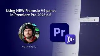 Using the NEW Frame io V4 panel with Premiere Pro 2025