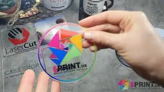 Акриловые костеры с УФ печатью