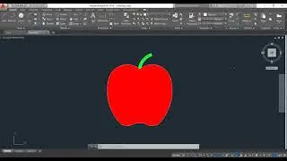 AutoCAD Tutorial - How to Draw Apple