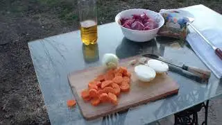 КРОЛИК В СМЕТАННОМ СОУСЕ В КАЗАНЕ/ rabbit in sour cream in cauldron