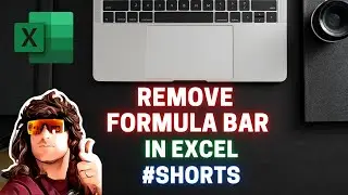 How to remove the Formula Bar in 