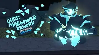 Ghost Minigunner Rework Showcase | Tower Defense Simulator TDS
