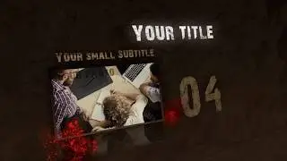 Trash Ink Slideshow After Effects Template - Free Project files After Effects