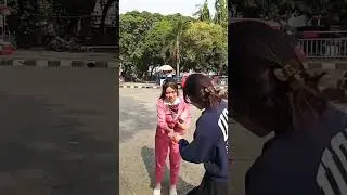 Si cantik dengan seragam pink bus double decker #shortvideo #shorts #bus #pramugari