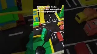 Density Based Traffic Light System using Python and image processing