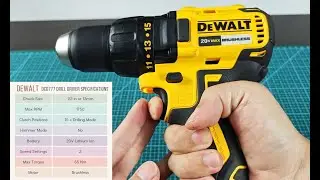 DeWALT DCD777 Drill Driver Review: How To Use (Demo, Specifications)