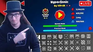 🔴 JUGANDO HYPERSONIC CON SUS ICONOS [Geometry Dash]