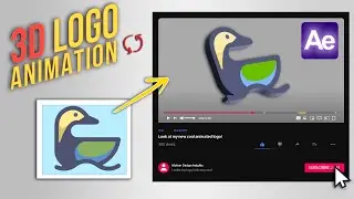 Animated 3D Logo explained in 1 minute | After Effects