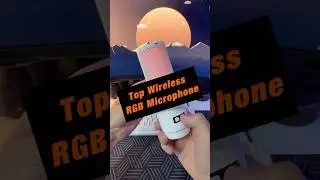 Top Wireless RGB Desktop Microphone #shorts #gamechanger #gamingsetup #studio #podcast #interview