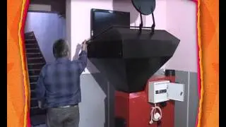 Автоматический котел на угле "БАРИН" - Котел.avi