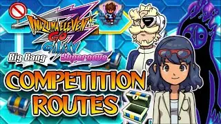Competition Routes Guide - Inazuma Eleven GO Galaxy: Big Bang and Supernova