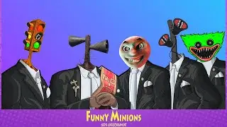 Siren Head and Traffic Light Head & Sirenzilla and Cursed Thomas - Coffin Dance Meme (COVER)