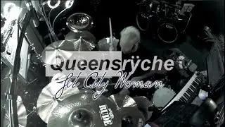 QUEENSRYCHE - Jet City Woman (drum cover + vocals)