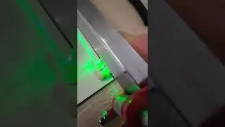 Не четкий луч лазера на плиткорезе?