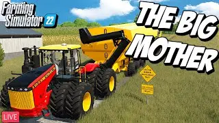 🔴LIVE | The MOTHER BIN Has Arrived on the $10 Million Dollar Farm | Farming Simulator 22