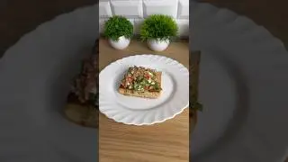 Рубленый сэндвич с семгой #рецепты #еда #тренды