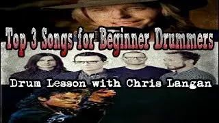 Top 3 Songs for Beginner Drummers | Drum Lesson