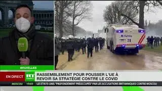 Manifestation contre les mesures sanitaires, Bruxelles 23 janvier 2022