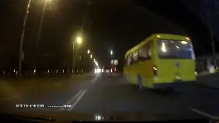 Неадекват на Volvo чудом избежал аварии