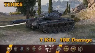 T110E5 - 7 Kills, 10K Damage - World of Tanks