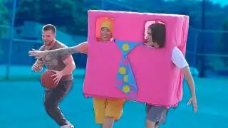 Can You Play Basketball Stuck Together?