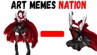 RWBY ▶ Ruby Rose ➖ Clothes = ❓❓❓ | Art Memes ANIMATION