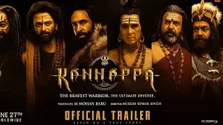 Kannappa - Official Trailer | Vishnu Manchu | Prabhas | Akshay Kumar | Mohanlal | Kajal Agarwal