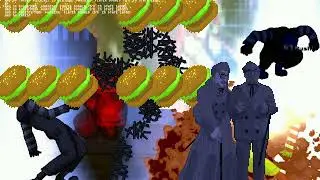 MUGEN: Dark Donald & Dark Donald EX (12p) V.S Super Dark Donald & Dark Colonel