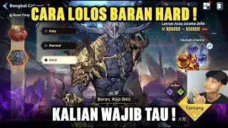 CARA LOLOS BARAN HARD ! KALIAN WAJIB TAU - Solo Leveling Arise
