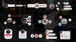 YouTube Buttons Pack - Apple Motion 5 and Final Cut Pro X Template